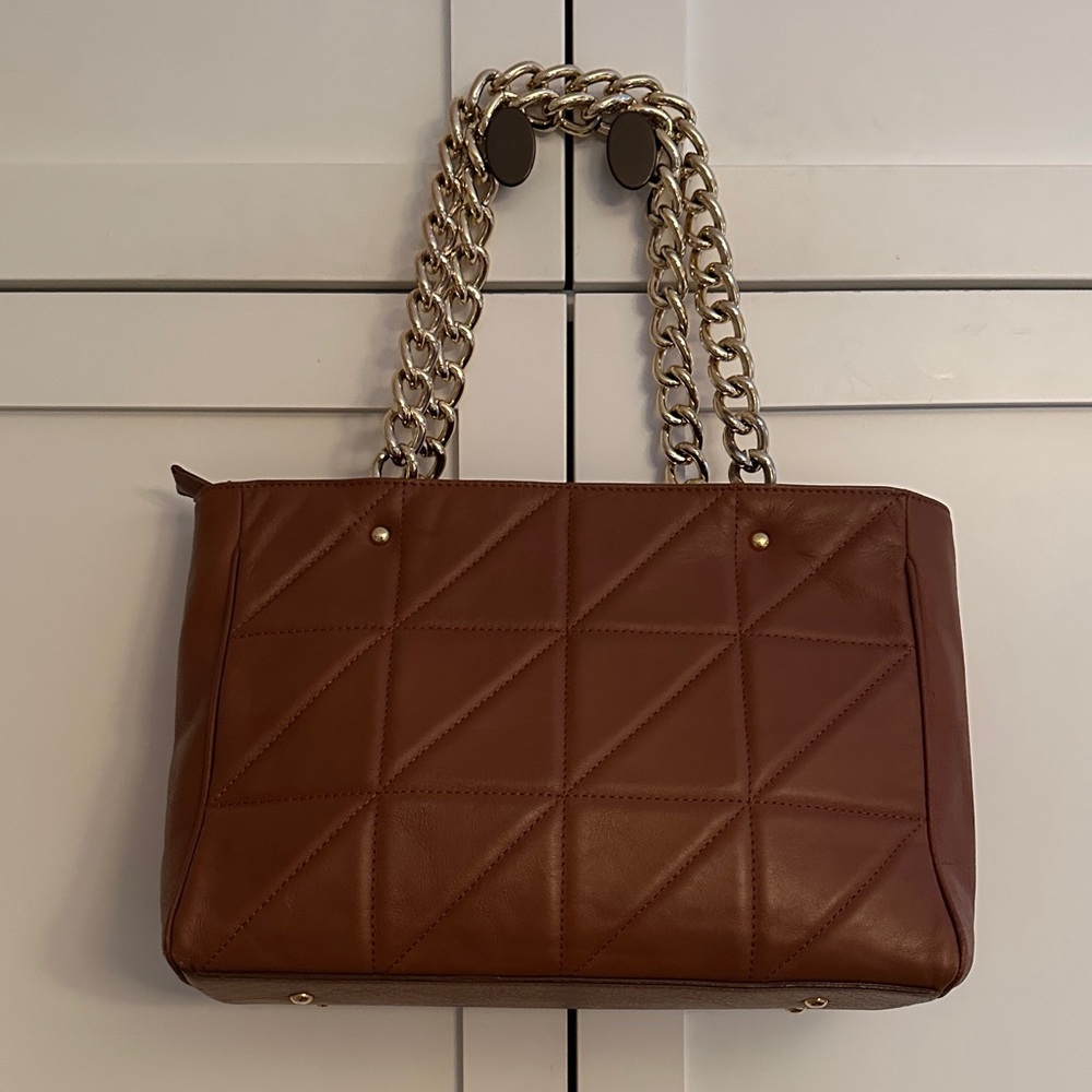 Quilted leather shoulder bag by I Medici Firenze